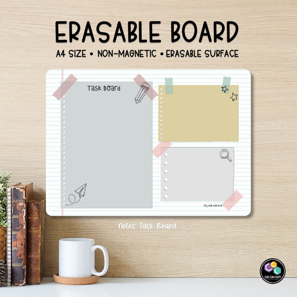 Notes Task Board A4 Erasable Board – Cak Cak Kuti